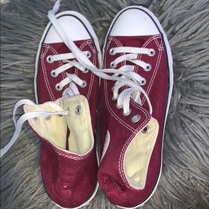Maroon Converse All Star High Top